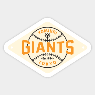 Yomiuri Tokyo Giants Diamond by Buck Tee Sticker